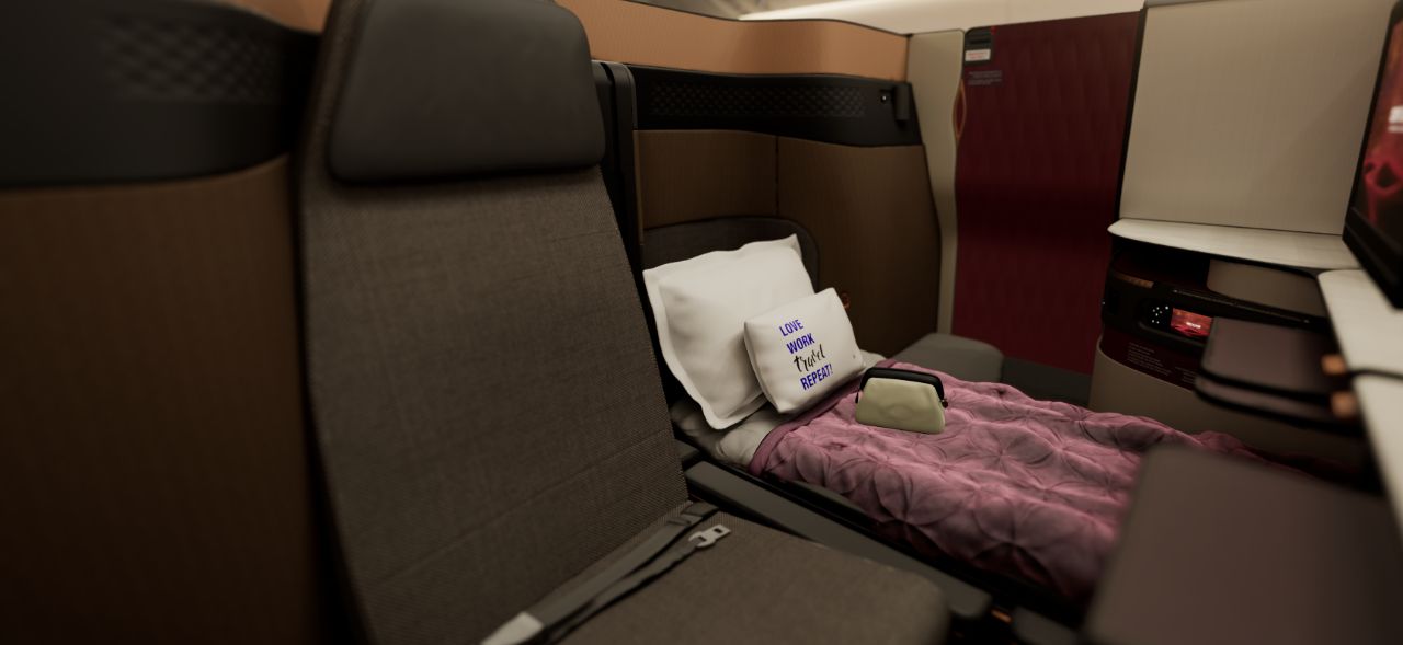 كيوسويت بسرير مزدوج