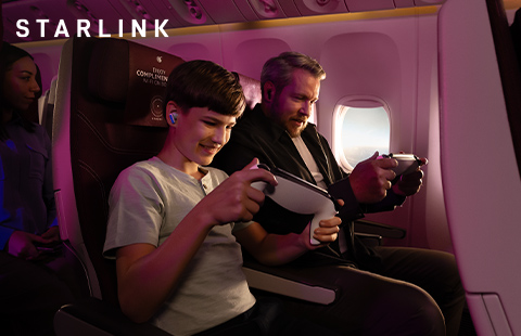 Starlink. Wi-Fi tercepat di udara.