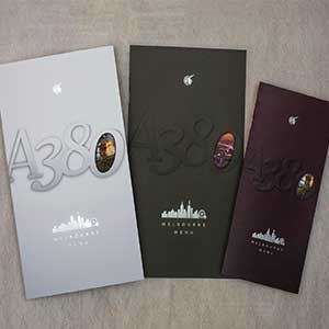 Image of Melbourne On Board Menu