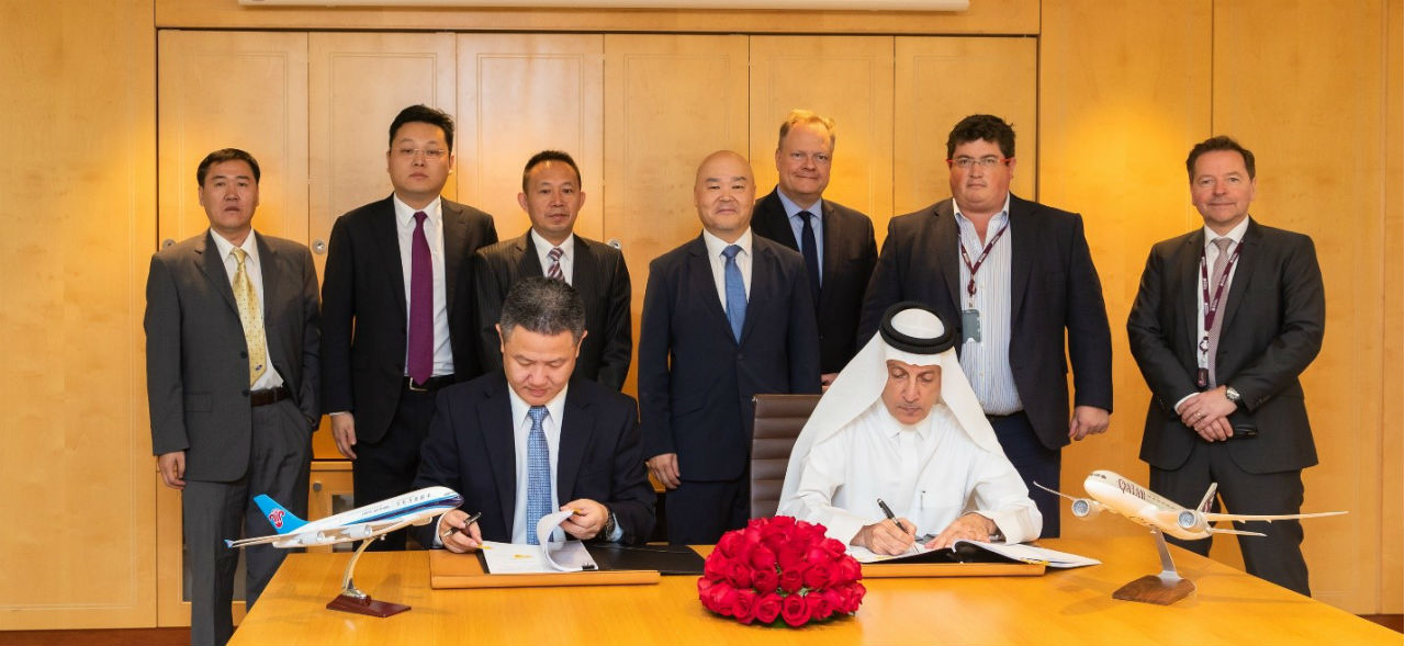 QATAR AIRWAYS AND CHINA SOUTHERN AIRLINES ANNOUNCE CODESHARE AGREEMENT