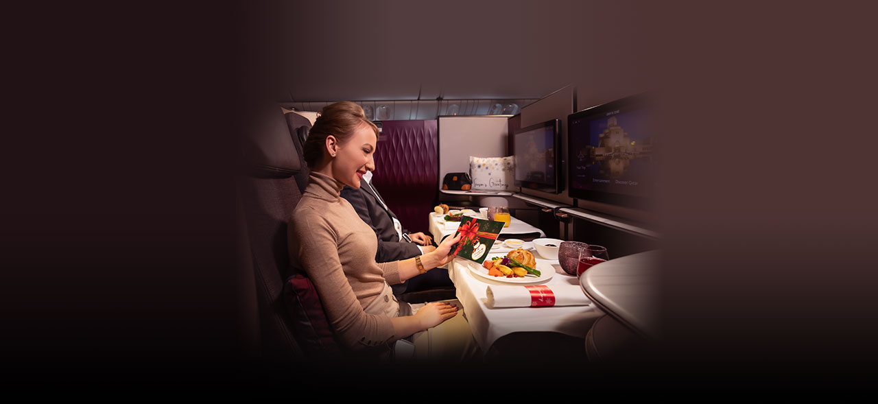 Holiday spirit onboard