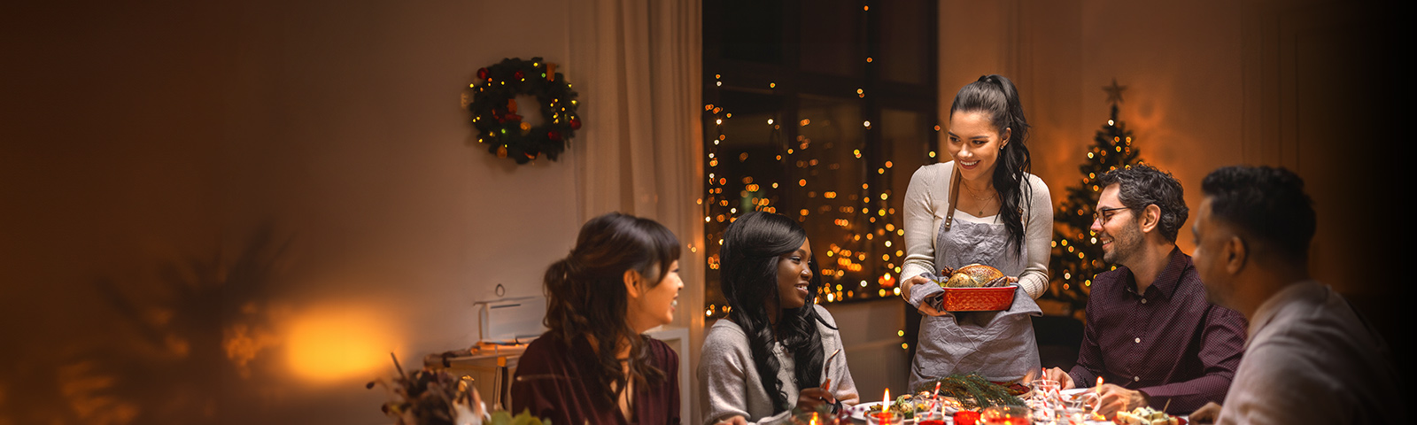 Season's greetings <br>with Qatar Airways 