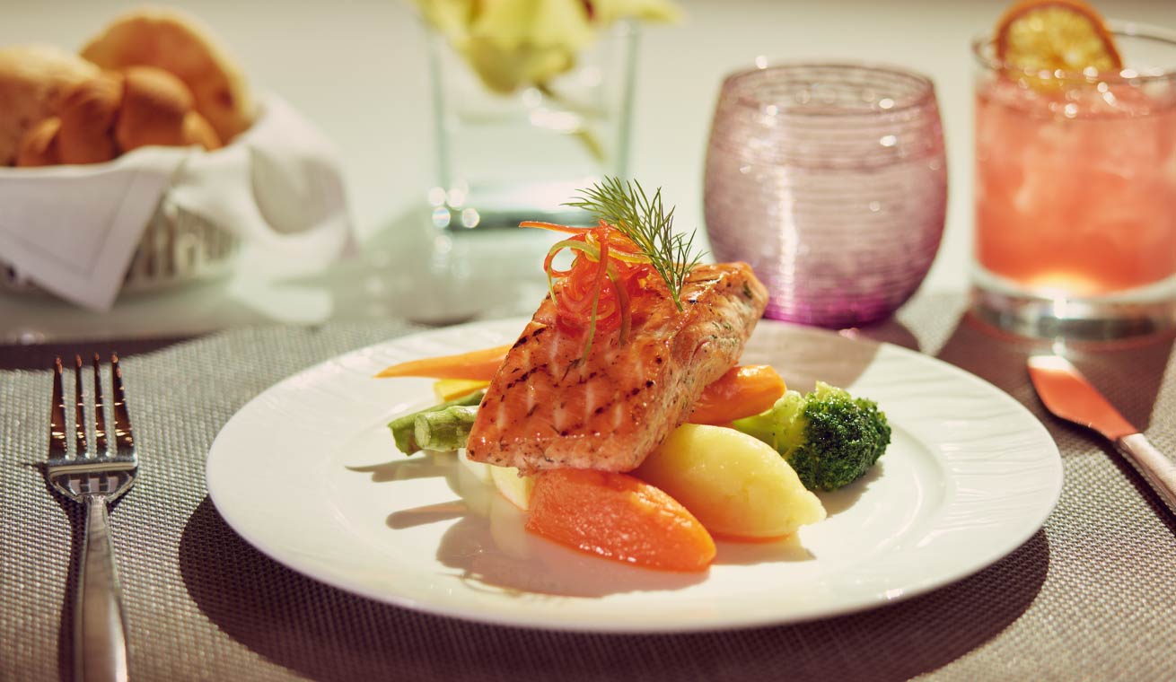 Dine and relax at one of our lounges