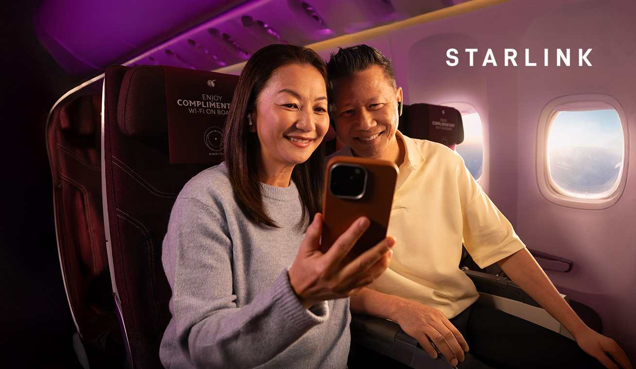 Starlink. The fastest Wi-Fi in the sky