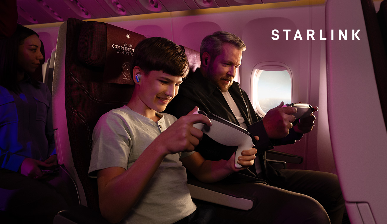 Starlink. Wi-Fi tercepat di udara.