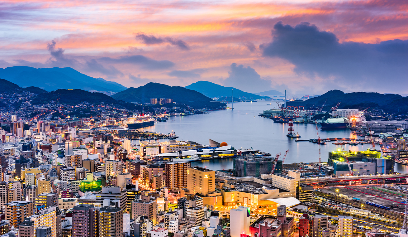 東京から長崎まで