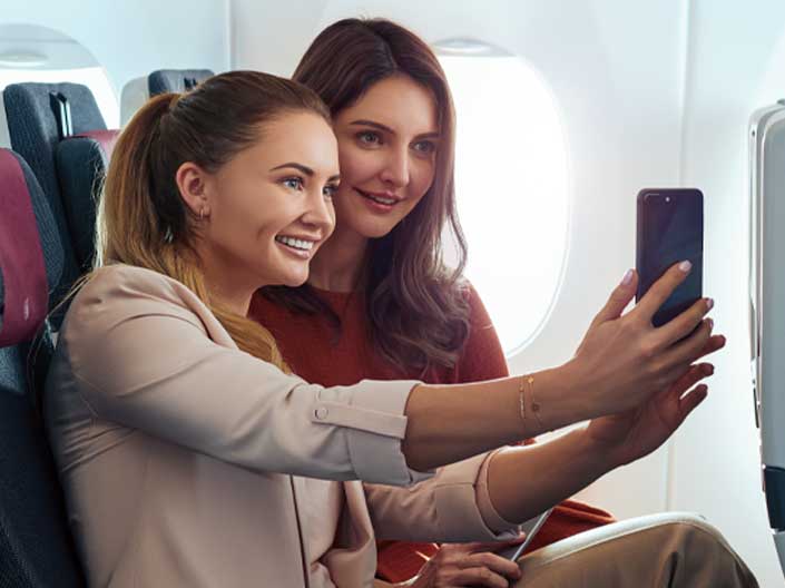 Stay connected on board