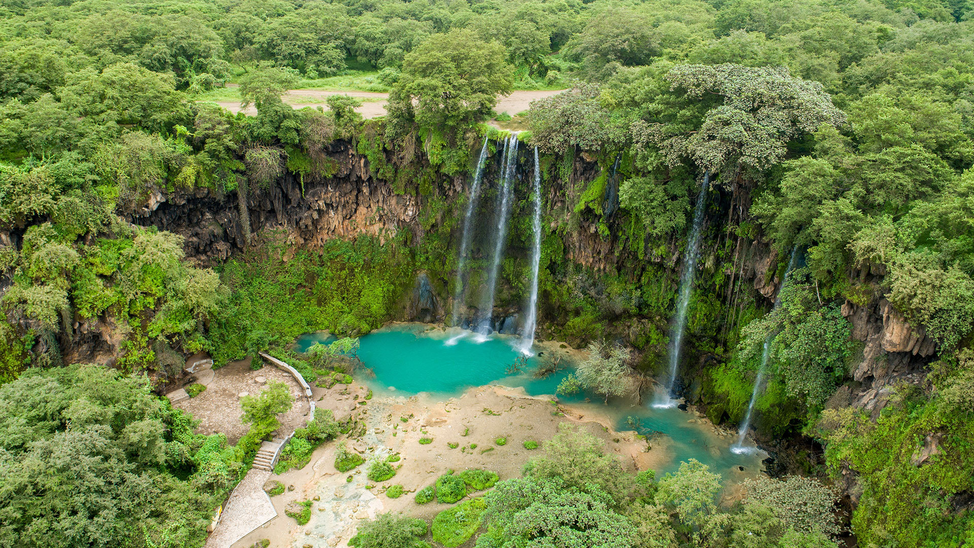 Salalah landscape during Khareef