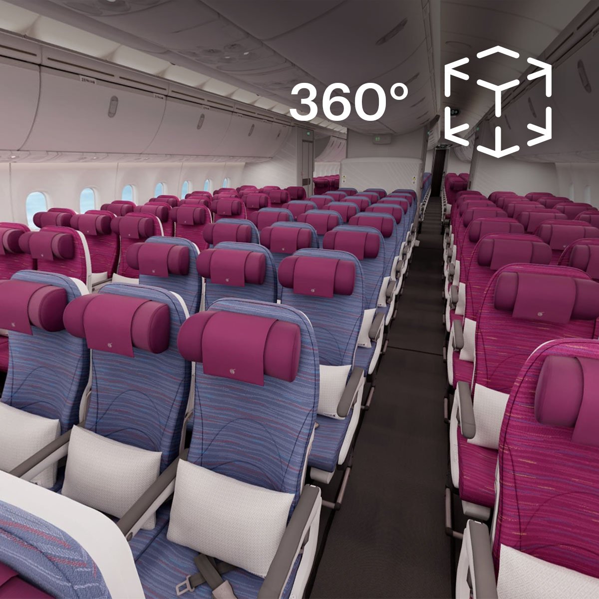 エコノミークラス - B787-8 - QVerse | カタール航空