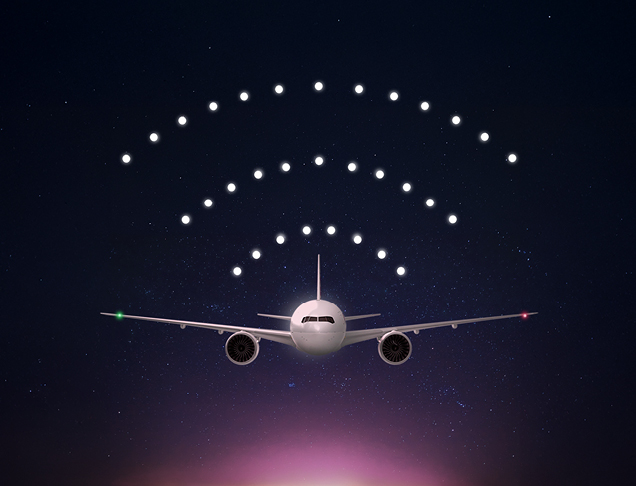 The fastest Wi-Fi in the sky.
